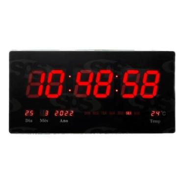 Imagem de Relogio De Parede Led Digital B-max Bm-r803