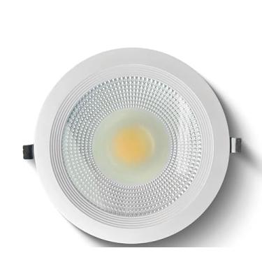Imagem de Luminária Led Cob Embutir Redonda 30w 6500k Branco Frio