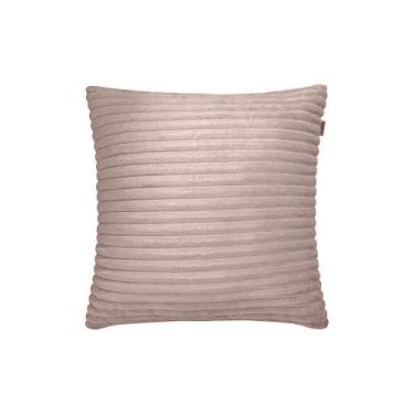 Imagem de Capa de Almofada Decorativa Flannel 45 x 45 - Adomes, ROSA