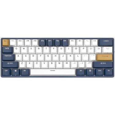 Imagem de Teclado Mecanico Royal Kludge RK61 Plus 60% Switch Skycyan, Blue