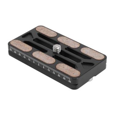Imagem de Placa de Liberação Rápida DSLR Universal Mirrorless Tripod PTZ Câmera de 60 Mm Escala 1/4in Parafuso
