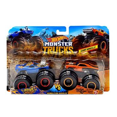 Imagem de 2 Carros Hot Wheels Monster Trucks Demolition Dodge Charger (Rodger Dodger - Dodge Charger)