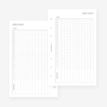 Imagem de Franklin Covey Compact Daily Tracker Agenda Refil para fichários FC Compact 6 furos 4,25 x 16,75