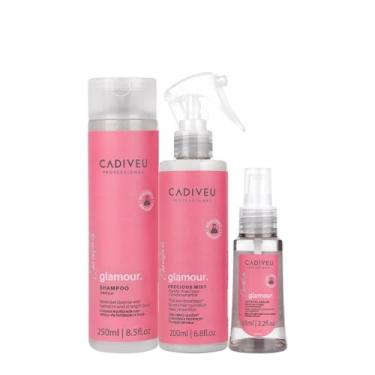 Imagem de Kit Cadiveu Professional Essentials Glamour Shampoo Fluído e Sérum (3 produtos)