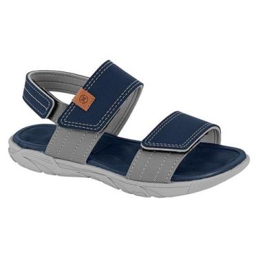 Imagem de Sandália casual molekinho 2400.155, Marinho cinza, 35