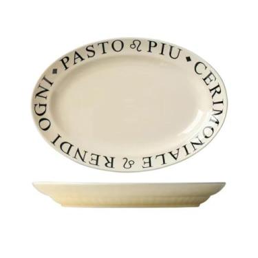 Imagem de Conjunto criativo de pratos de letras inglesas, tigela de arroz, tigela de sopa, utensílios de mesa ocidentais - prato de peixe de 30 cm