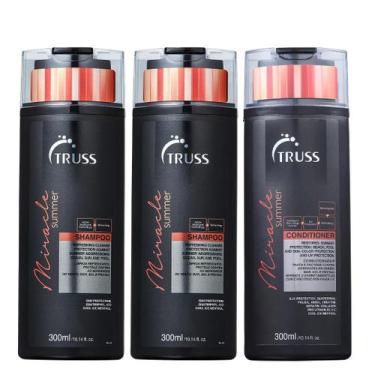 Imagem de Truss Miracle Summer Kit 2 Shampoo e 1 Condicionador 300ml
