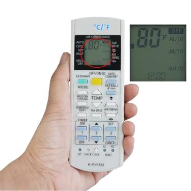 Imagem de Controle remoto de ar condicionado de substituição universal compatível com Panasonic A75c3058 A75c3068 A75c2988 A75c2604 A75c3169 A75c3173 A75c2989 A75c2582