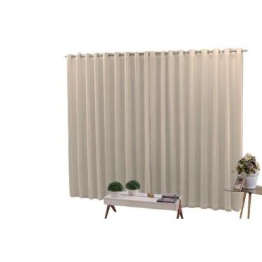 Imagem de Cortina 4,00x2,50 Sala Quarto Cozinha Blackout Corta luz - Shoppingnet