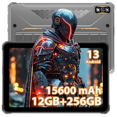 Imagem de Tablet HOTWAV R7, Android 13, 15.600mAh, 10,1 polegadas HD, Impermeável, 12 GB + 256 GB / TF de 2 TB, Câmera de 16 MP + 16 MP Octa Core/Daul SIM, 4G, IP68 e IP69K, GPS, OTG, Widevine L1