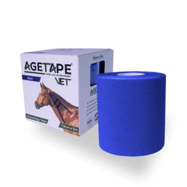 Imagem de Agetape Vet Kinesiology Tape 7.5cm X 5m - Azul Escuro, Azul escuro