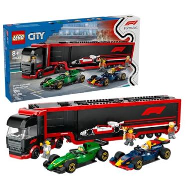 Imagem de LEGO City Formula 1 Caminhão de F1® com Carros de F1® RB20 e AMR24 60445