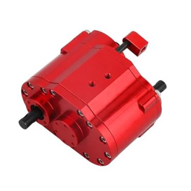 Imagem de Pothyes 2 Speeds Transfer Case Gearbox Dual Speed Transmission Box 46x53x32mm for Axial SCX10 RC 4WD D90 1/10 RC Crawler Upgrade Parts (red)