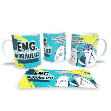 Imagem de Minha Profissão, Meu Orgulho Canecas Personalizadas Simbolos das Profissões 6 (Eng.Hidrálica)
