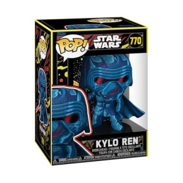 Imagem de Funko Pop! Star Wars: SW EP7- Kylo REN - (Retro) - Star Wars Episode 7 - figura de vinil colecionável - ideia de presente - Mercadoria Oficial - Brinquedos para crianças e adultos - Filmes fãs