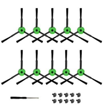 Imagem de Hibucuo Pacote com 10 escovas laterais de substituição compatíveis com iRobot Roomba i & j & e e série e todos os modelos, peças de acessórios para i1+/i2+/i3+/i4+/i5+/i6+/i7+/i8+/j6+/j7+/j7+/j8+/e5