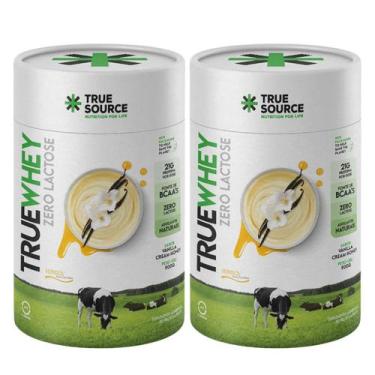 Imagem de 2x True Whey Protein Zero Lactose True Source Vanilla Cream Honey 900g