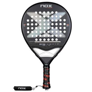 Imagem de Raquete de padel AT10 Pro Cup Hard por Agustin Tapia 2025 | Elite Teardrop Pala Padel | EV50 Core e fibra de vidro Silver Face | Alça inteligente e sistema antivibração | Potência da raquete de tinta