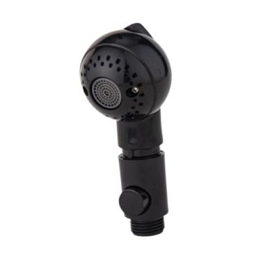 Imagem de IEUDNS Shampoo tigela pulverizadora cabeça chuveiro de salão de salão de salão de salão 2 modos acessórios de salão para lavagem de cabelo salão de barbear, Preto, 12.3x5.3cm