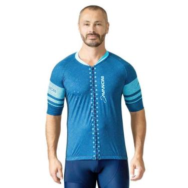 Imagem de Camisa Para Ciclismo Masculina Evolution Turquesa Savancini (3110), G