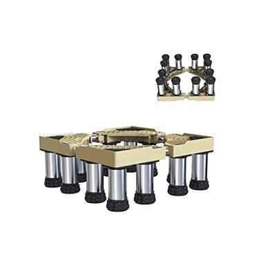 Imagem de Base universal para máquina de lavar e secar roupa Suporte ajustável Comprimento/Largura 47-69 cm Base de Ar Condicionado Lava-louças Geladeira Armário de Arquivo Base Elevada 10-13 cm (8 Pernas, 10