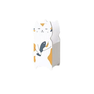 Imagem de Porta-lápis para canetas, porta-pincéis de maquiagem para gatos, organizador de copos multifuncional, recipiente de armazenamento de mesa para escritório, casa, quarto, organizador de lápis, pote (cor