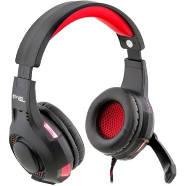 Imagem de Headset Fone Gamer com LED Vermelho P2 USB