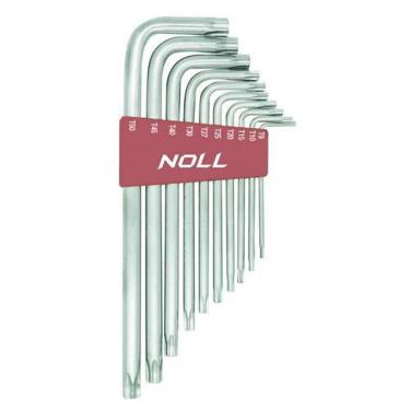 Imagem de Jogo Chave Torx Longa T9 A T50 10 Pçs Noll