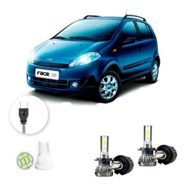 Imagem de Ultra Led Nano 22000lm Chery Face 2011-2014 Farol Alto Baixo - LUXLED 