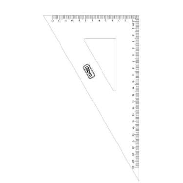 Imagem de Esquadro Escolar N.26 60 Graus TILIBRA