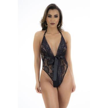 Imagem de Body Luxo Preto Pimenta Sexy - Lingerie sex