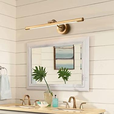 Imagem de LIFOND Espelho luz todo cobre espelho luz dianteira LED casa de banho espelho armário iluminação armário armário luz à prova de humidade moderno quarto sala de maquilhagem luz mesinha de cabeceira