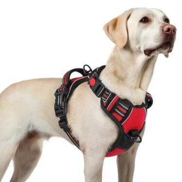 Imagem de Arnês para cães rabbitgoo atualizado sem tração para cães grandes, ver