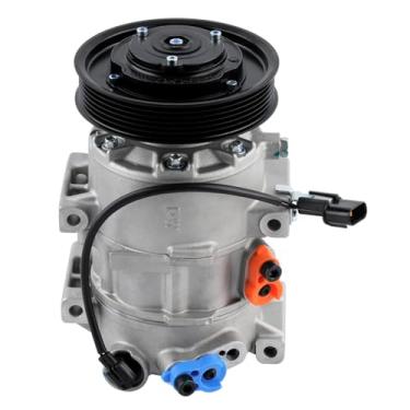Imagem de HAYIAUTO Compressor A/C de carro adequado para Hyundai Accent 1.6L 2012-2017, para Kia Rio 1.6L 2012-2017 Compressor CA de substituição automotiva 977011R100, 977011W600, 6512957 Compressor A/C para