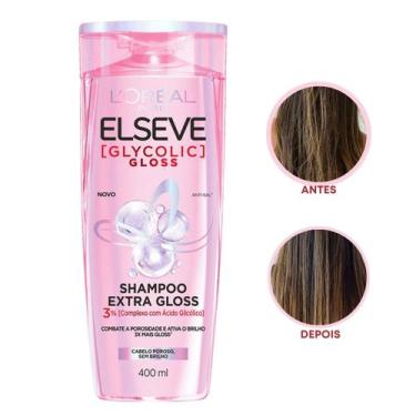 Imagem de Shampoo Elseve Glycolic Sela Gloss Tratamento Cabelo Poroso Sem Sal 40
