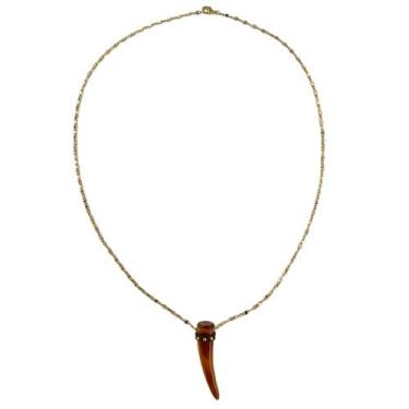 Imagem de Colar Feminino Longo Dente de Sabre Boho Soul - Fabiana Haverroth