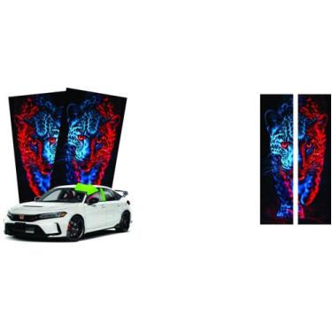 Imagem de Adesivo Personalizado Para Coluna Porta Carro Decorativo 273 - Resitan