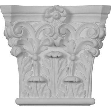 Imagem de Ekena Millwork CAP07X06X02RC 17,8 cm x 16,3 cm x 3,5 cm Corinthian Pilaster Capital