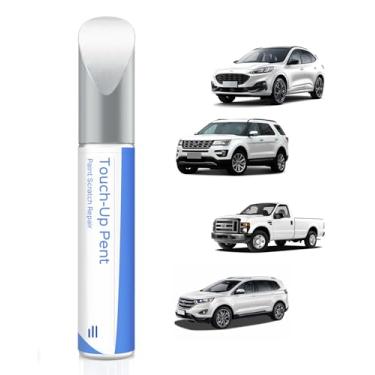 Imagem de PARTS4EV YZ/Z1/M6887 Tinta de retoque branca Oxford compatível com Ford Exact Match-Chips and Nicks Touch Up