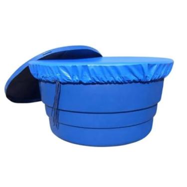 Imagem de Capa Caixa D'agua Redonda 500 Litros Contra Dengue E Sujeira