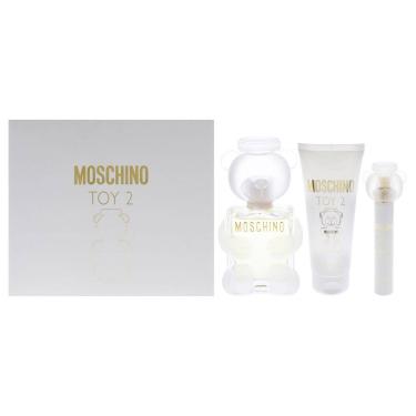 Imagem de Perfume Moschino Toy 2 Eau de Parfum 100ml para mulheres, presente de 3 peças