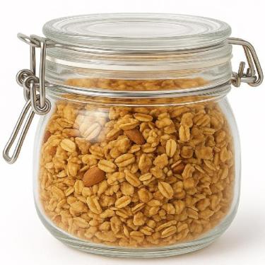 Imagem de Pote Hermético de Vidro com Trava de Metal 500ml - New Goods