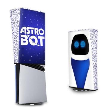 Imagem de Capa Compatível PS5 Pro Anti Poeira Vertical- Astro Bot - Pop Arte Ski