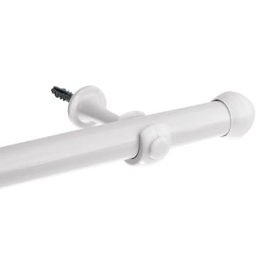 Imagem de Kit Varão P/Cortinas 2.50 Metros 28mm (Grosso)(BRANCO)