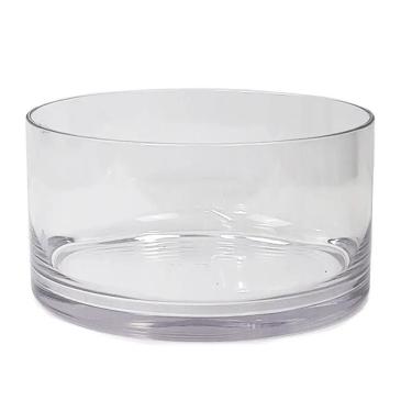 Imagem de Vaso Redondo Floreira Terrario Cilindro Em Vidro 24X20Cm