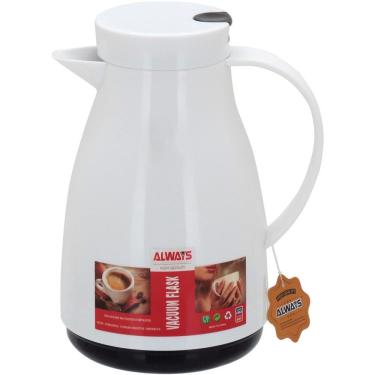 Imagem de Blanc Garrafa Térmica 22X17X13Cm 500Ml Plástico Branco Ampola Vidro