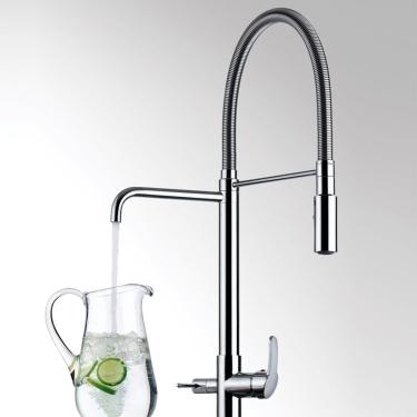 Imagem de Torneira Misturador Monocomando Lorenkitchen 2264 C76 Ducha E Saída Para água Filtrada...