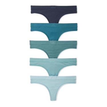 Imagem de Roupa íntima tanga Victoria's Secret de algodão rosa para mulheres