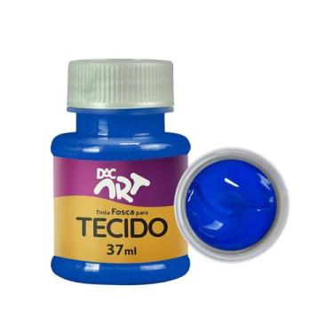 Imagem de Tinta fosca para tecido 37ml - DAC, Azul Turquesa
