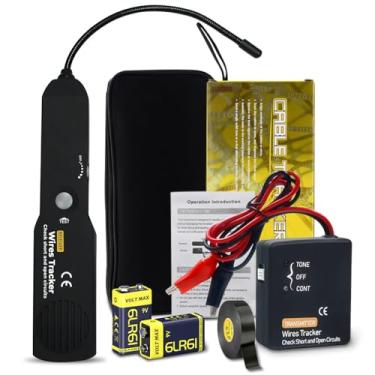 Imagem de Rastreador de circuitos automotivos e rastreador de fio 6-42V DC localizador de fio curto, rastreador de circuito, testador de circuito e scanner de circuito para carro, barco, reboque - ferramenta de